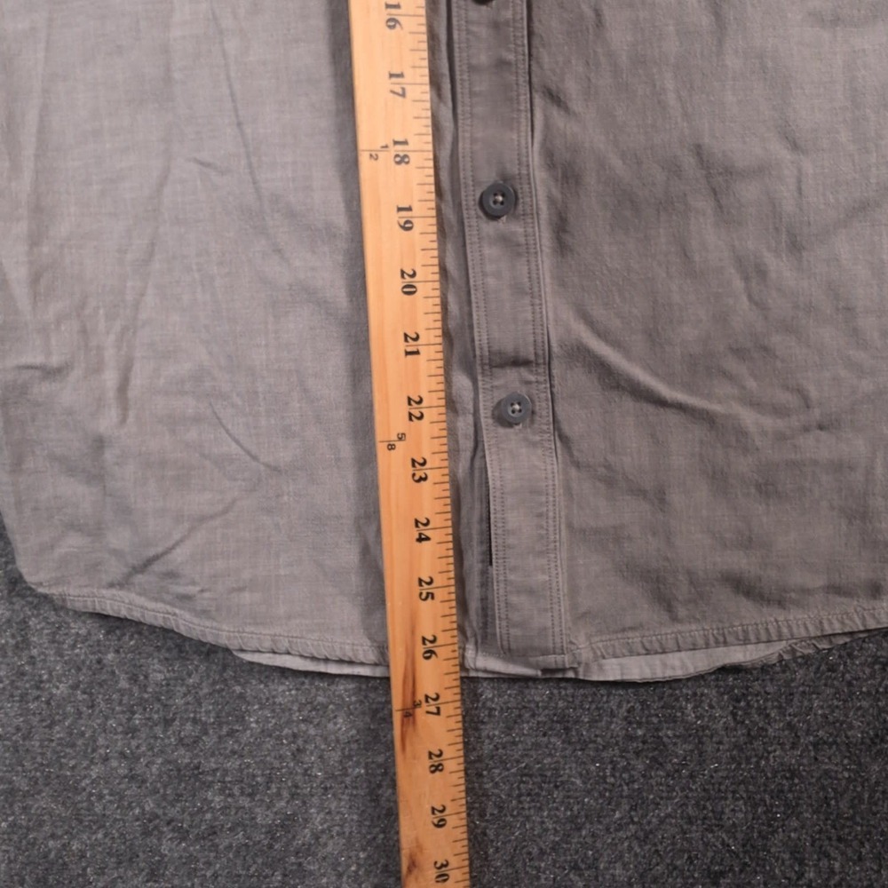 KUIU Performance Shirt Mens M Gray Long Sleeve Dual Chest Pockets Workwear - Picture 8 of 13